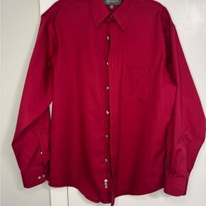 Men's Red Dress Shirt
